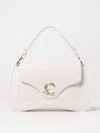 Coccinelle 'c-me' Tote Bag In White Leather In White