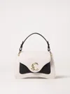 Coccinelle Leather Shoulder Bag In White