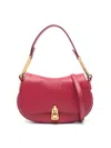 Coccinelle Multicolor Leather Handbag In Beis