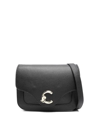 Coccinelle Handbag Grained Leather In Negro