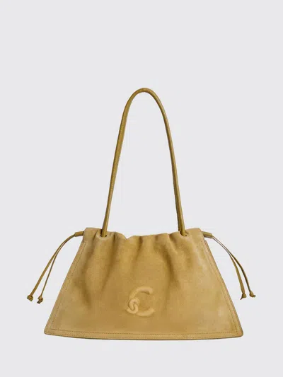 Coccinelle Shoulder Bag  Woman Color Green In Brown