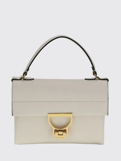 Coccinelle Mini Arlettis Top Handle Bag In Brown