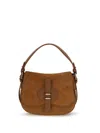Coccinelle Brown Calf Leather Bos Taurus Handbag In Brown