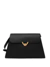 Coccinelle Medium Dew Shoulder Bag In Nero