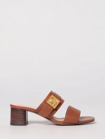 Coccinelle Heeled Sandal  Woman Color Brown