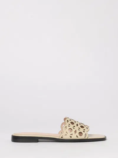 Coccinelle Heeled Sandal  Woman Color Sand In Neutral