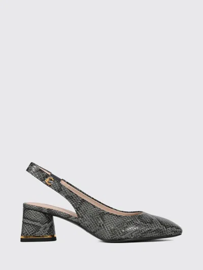 Coccinelle Heeled Sandal Woman Color Multicolor In Gray