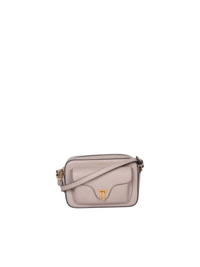 Coccinelle Soft Leather Cross-body Bag In Pink