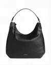 Coccinelle Pebbled Leather Shoulder Bag Removable Strap Handle In White