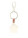 Coccinelle House-charm Keyring In Silver