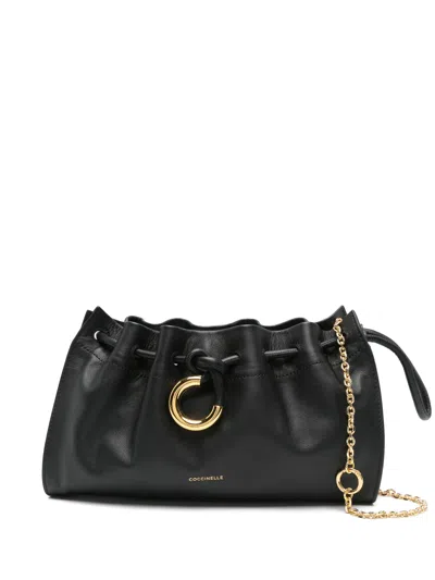 Coccinelle Isabela Black Convertible Shoulder Bag