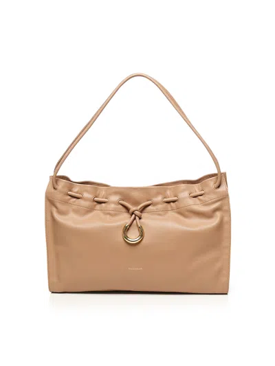 Coccinelle Isabela Leather Bag In Brown