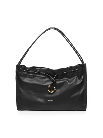 Coccinelle Isabela Leather Bag In Black