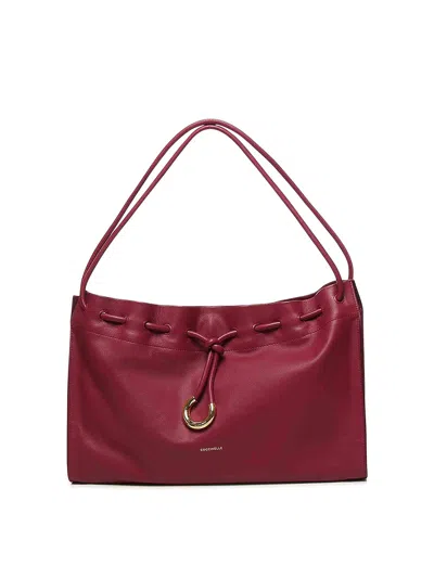 Coccinelle Isabela Leather Bag In Sand