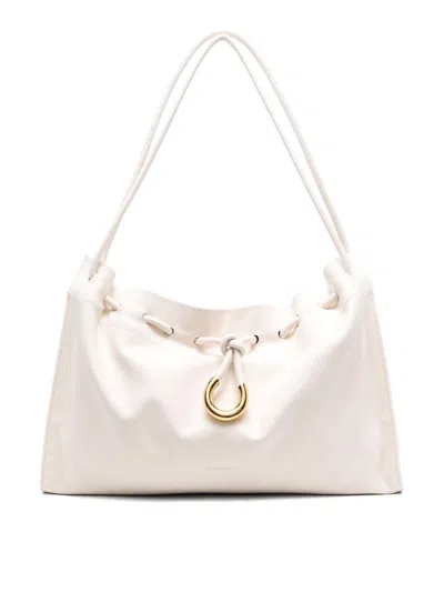 Coccinelle Isabela Tote Bag In White Leather