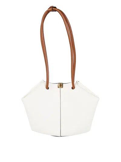 Coccinelle Kamy Structured White Double Handle Bag