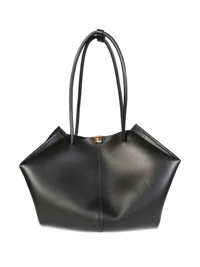 Coccinelle Kamy Shoulder Bag Dual Handle Shape In Black