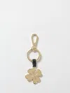 Coccinelle Key Chain  Woman Color Black In Gold