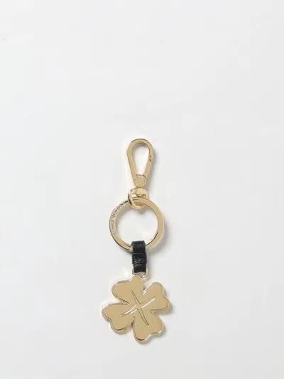 Coccinelle Key Chain  Woman Color Black In Gold