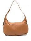Coccinelle Large Abigail Shoulder Bag In Brown