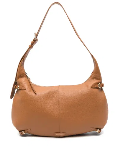 Coccinelle Large Abigail Shoulder Bag In Brown