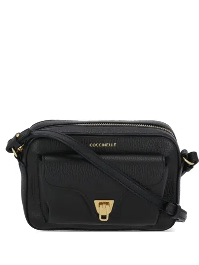 Coccinelle Large Beat Shoulder Bag In Black
