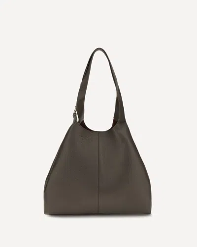 Coccinelle Brown Calf Leather Bos Taurus Shoulder Bag