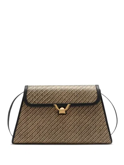 Coccinelle Large Dew Shoulder Bag In Neutral