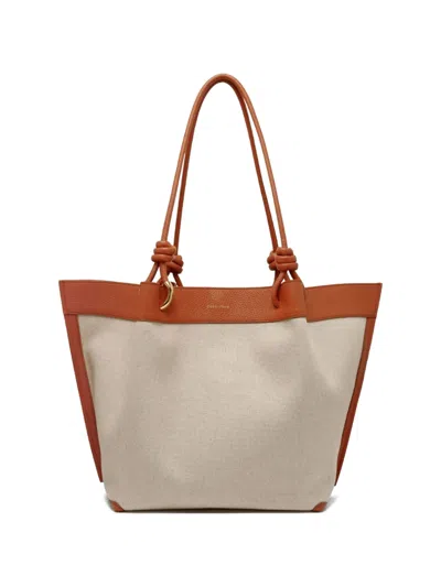 Coccinelle Large Finn Knot-detail Tote Bag In Multi