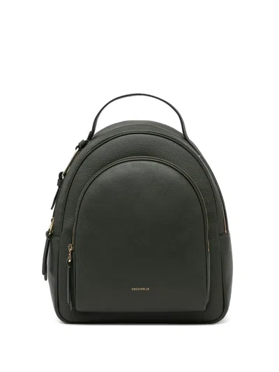 Coccinelle Large Malory Zip Backpack In Green