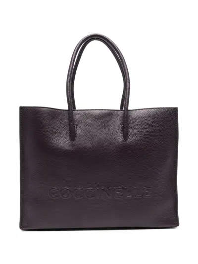 Coccinelle Large Myrtha Embossed-logo Tote Bag