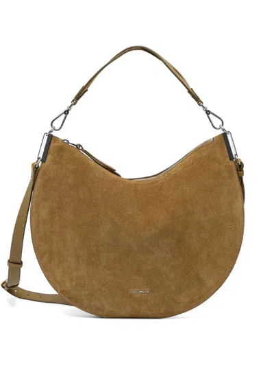 Coccinelle Large Sunup Tote Bag In Brown