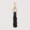 COCCINELLE LEATHER AND METAL KEY RING BOHEME