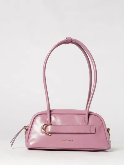 Coccinelle Shoulder Bag Woman Color Lilac In Pink
