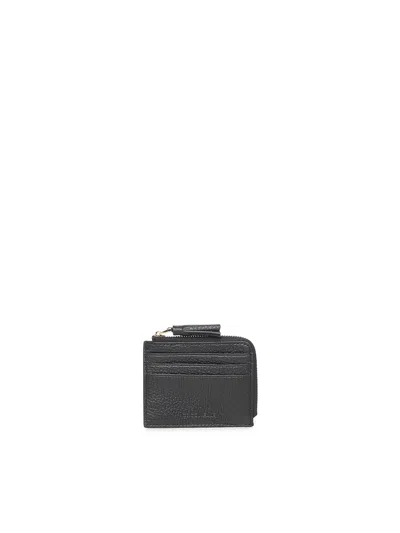 Coccinelle Leather Card Holder In Black