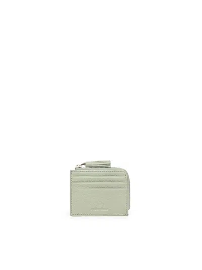 Coccinelle Zip Cardholder Wallet In Green