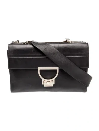 Pre-owned Coccinelle Leather Crossbody Bag In Black
