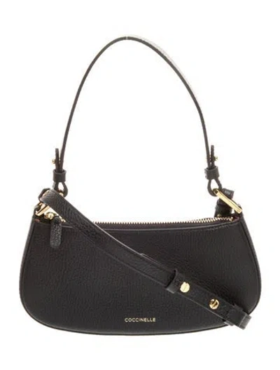 Pre-owned Coccinelle Leather Crossbody Bag In Black