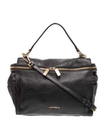 Pre-owned Coccinelle Leather Crossbody Bag In Black