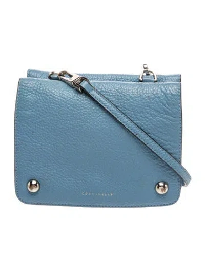Pre-owned Coccinelle Leather Crossbody Bag In Blue