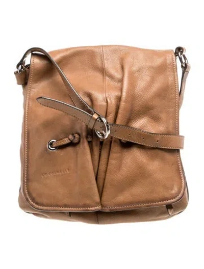 Pre-owned Coccinelle Leather Crossbody Bag In Brown