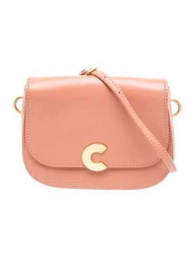 Pre-owned Coccinelle Leather Crossbody Bag In Pink