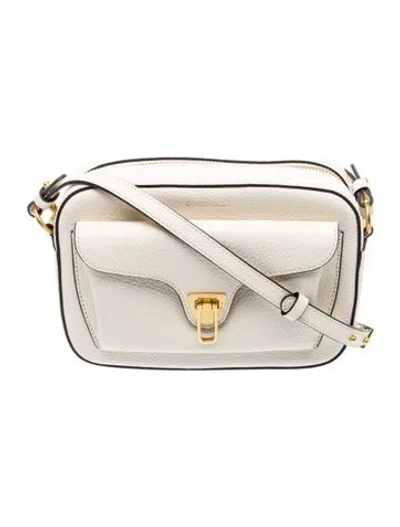 Pre-owned Coccinelle Leather Crossbody Bag In Silver