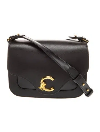 Pre-owned Coccinelle Leather Crossbody Bag W/ Tags In Black