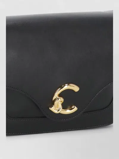 Coccinelle Leather Handle Bag Gold Tone Hardware