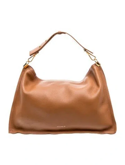 Pre-owned Coccinelle Leather Hobo In Brown