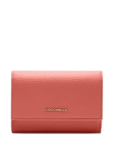 Coccinelle Leather Long Wallet In Brown