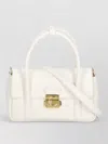 Coccinelle Leather Mini Bag Top Handle Strap In Pattern
