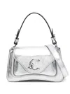 Coccinelle Leather Bag In Silver