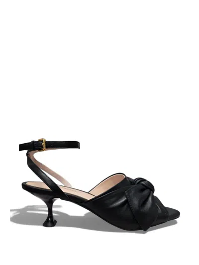 Coccinelle Leather Sandals In Multi